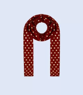 A4987-MAROON-Scarf For Women