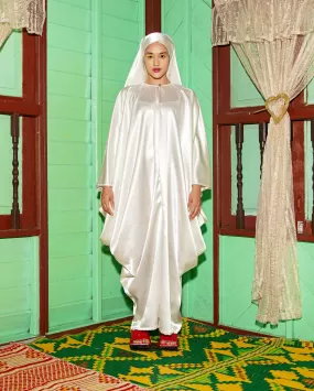 Abaya Kelawar (White)