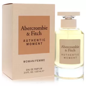 Abercrombie & Fitch Authentic Moment by Abercrombie & Fitch Eau De Parfum Spray 3.4 oz (Women)