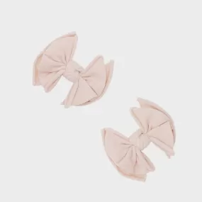 Baby Bling 2PK Baby Fab Clip: Petal