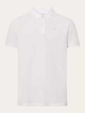 Basic badge polo - Bright White