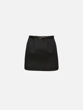 Belted Mini Skirt