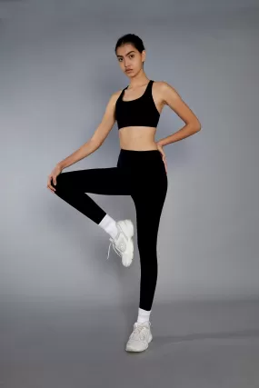 Black High Waisted Gym Leggings