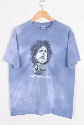 Bob Dylan Tom Petty 2003 Front Back Tie Dye Shirt (L)