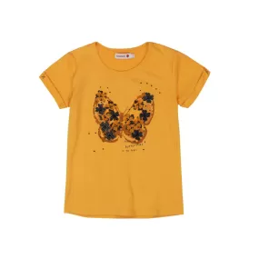 Boboli Top - Mustard Butterfly