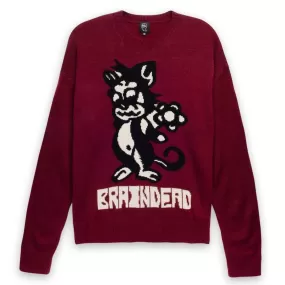 Brain Dead Meow Knit Sweatshirt