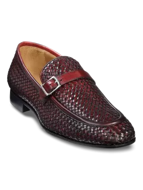 Brennan Belted Loafer - Burgundy