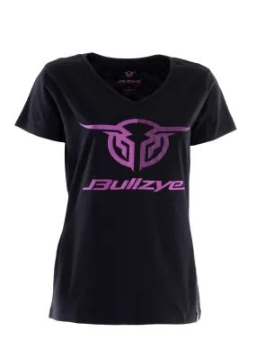 Bullzye Ladies Authentic Short Sleeve Tee - Black - BCP2502225