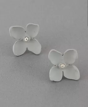 Clay Flower Post Earrings