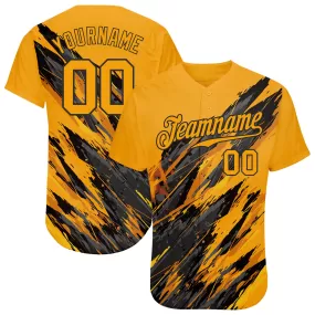 Custom 3D Pattern Design Sport Authentic Baseball Jersey