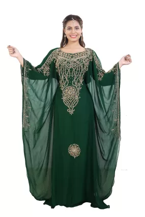 Dubai Jellabiya Embroidered Maxi