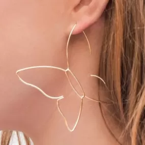 Elegant and Simple Butterfly Earrings