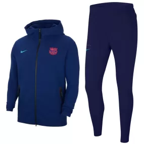 FC Barcelona Tech Fleece presentation soccer tracksuit 2021 - Nike