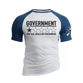 GOVERNMENT VERY BAD RAGLAN GRAPHIC TEE