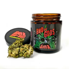 GWAR Bud of Gods Small Batch CBD Hemp Flower 3.5 Gram Collectible Jar