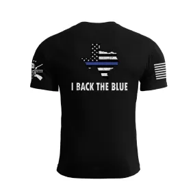 I BACK THE BLUE GRAPHIC TEE