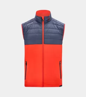 KIDS BLOQUE FIT GILET RED NAVY