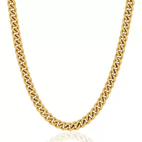 KRKC&CO 9mm Miami Cuban Link Chain in 18K Gold/ White Gold KRKC