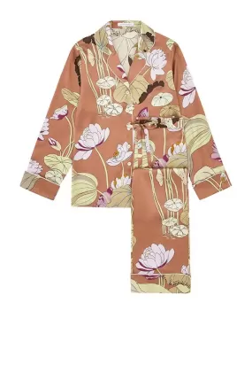 Lila Habibah Silk Pajama Set