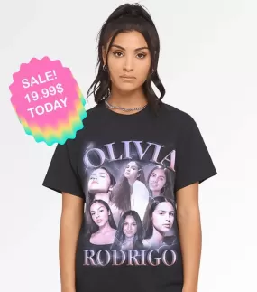 Olivia Rodrigo Tee - Black