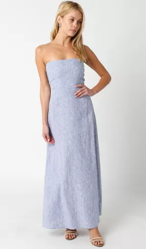 Polina Linen Maxi Dress