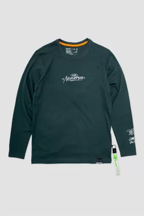 Polo M/L Block Basic Verde Botella