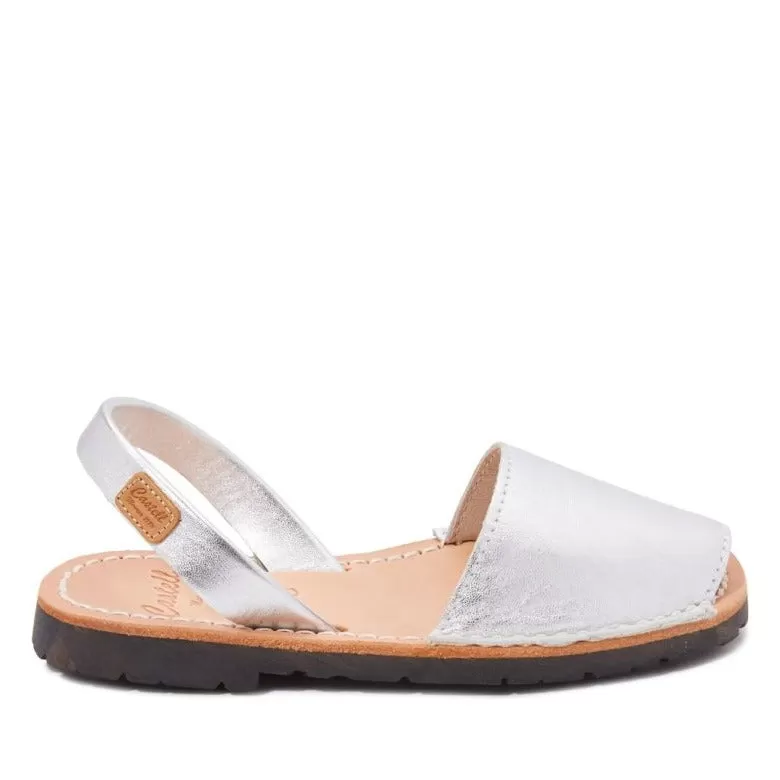 Renewed Leather Open Toe Menorcan Sandal For Kids - Iker 1097