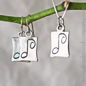 Sing Music Note Earrings